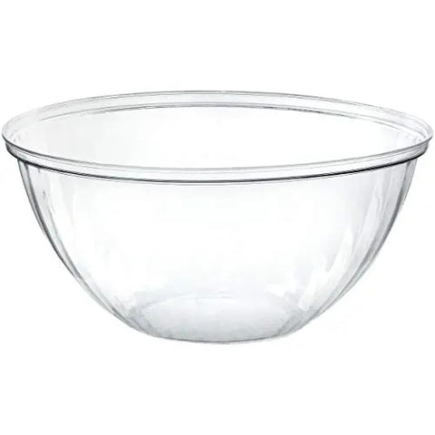 Serving 10cm Clear Plastic Serving Bowl Reusable 1x3