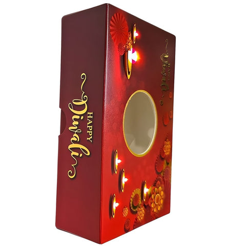6x4x2" Diwali Sweet Box, 250g, 10 Pack