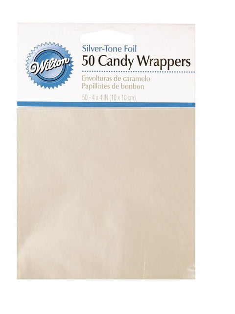 Wilton Silver Foil Wrappers - Pack of 50