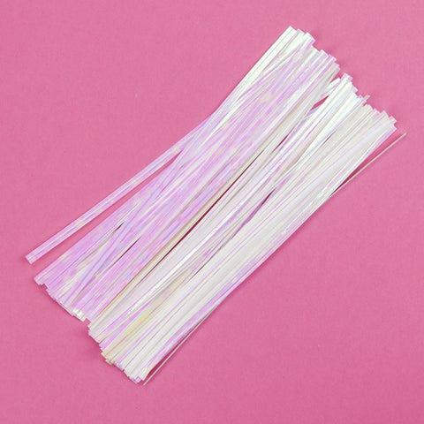 Iridescent Twist Ties - Pack of 50