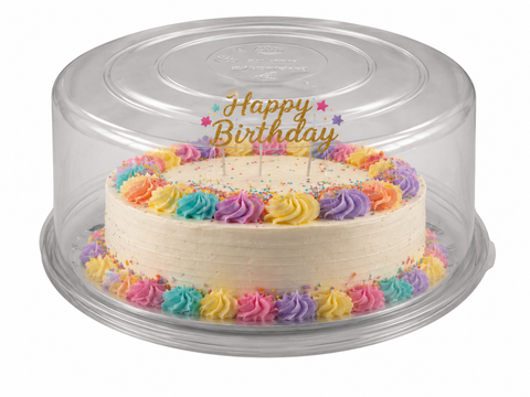9" Clear Cake Dome & Lids (for 8" Cake)