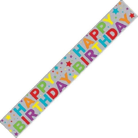 Happy Birthday Text Banner