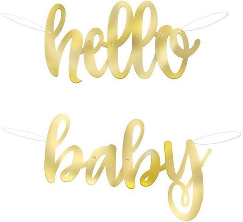 Hello Baby letter Banner