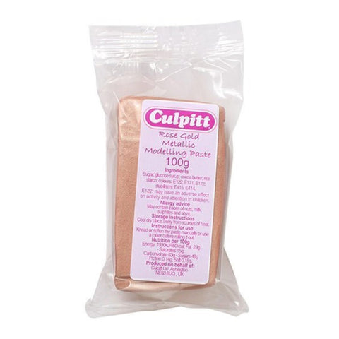 Culpitt Rose Gold Modelling Paste 100g