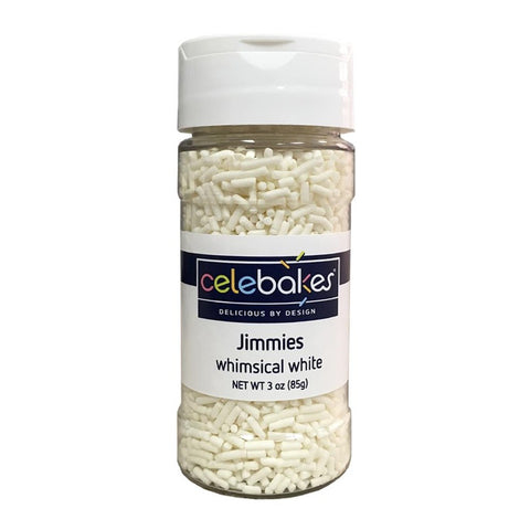 Celebakes Whimsical White Sprinkles, 3 oz