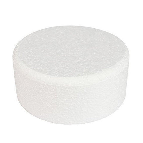 9" Round Bevelled Edge Cake Dummy - 3" Deep