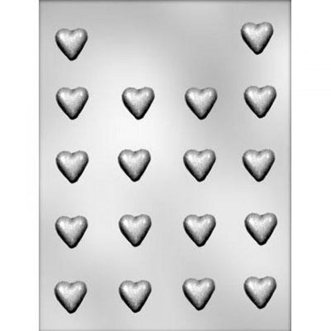 7/8" Plain Mini Heart Choc Mld - Discontinued