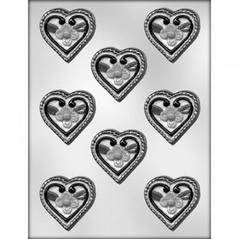 Hearts and Flowers Chocolate Mould