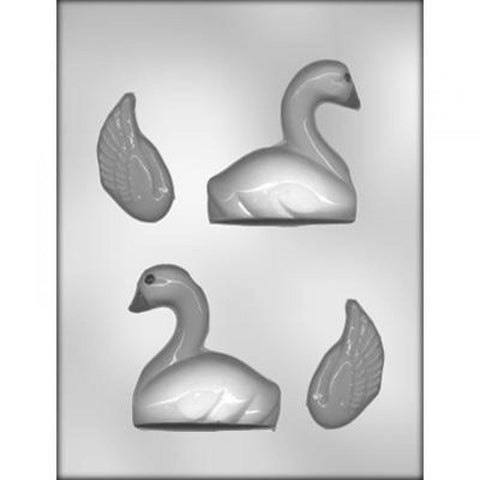 3" 3D SWAN CHOC MOLD