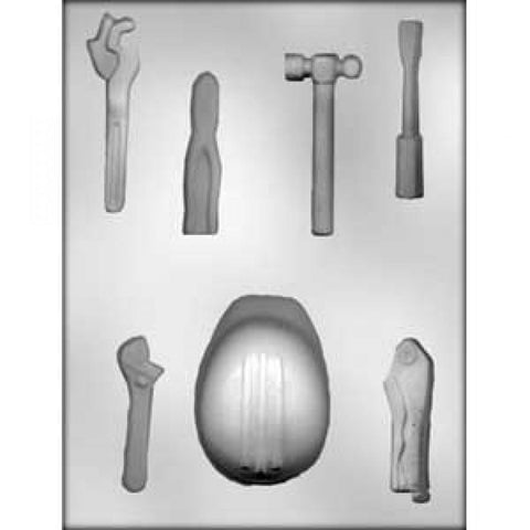 Tools and Hard Hat Chocolate Mould