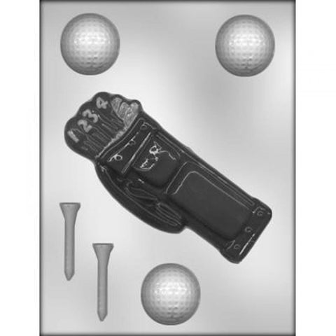 GOLF BAG/BALL CHOC MOLD