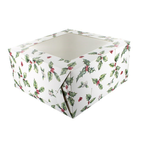 Christmas Cake Box 10'' [><]