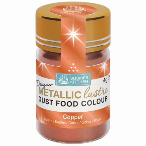 Squires Kitchen Designer Metallic Lustre Dust Copper 4g