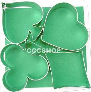 Card Suit Cookie Cutter Set