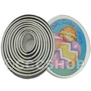 Oval Cookie Cutter Set