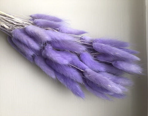 Purple Bunny Tails - Pack of 5