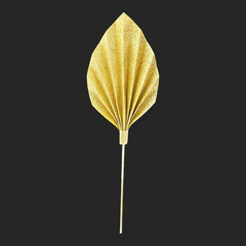 Gold Glitter Fan (Pack of 2)