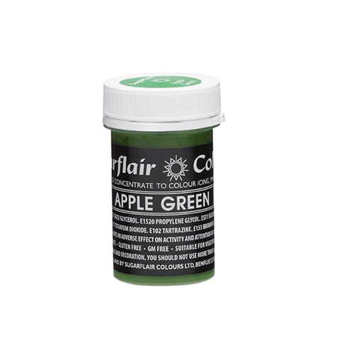Sugarflair Pastel Paste Colour - Apple Green 25g - SUGARSHACK