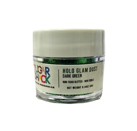 Holo Glam Dark Green Non -Toxic Glitter - not to be consumed 5g