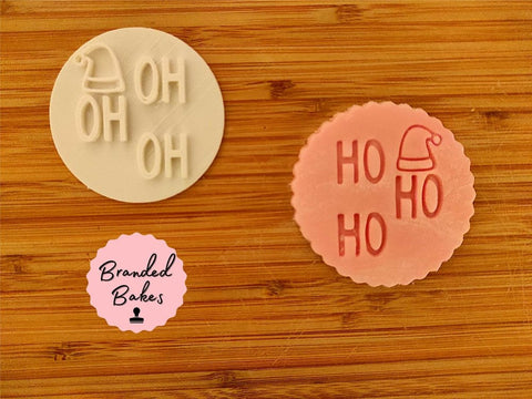 Branded Bakes - Ho Ho Ho Fondant Stamp