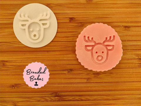 Branded Bakes - Reindeer Fondant Stamp