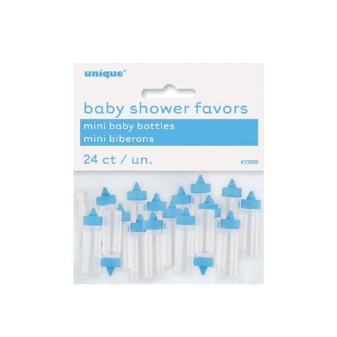 Blue Mini Baby Bottles (Pack of 24)