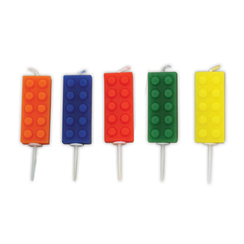 Block Party Building Block Pick Candles