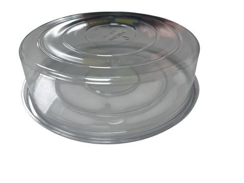 9" Clear Cake Dome & Lids (for 8" Cake) Bulk Pack 1x100