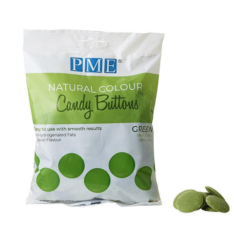 PME Candy Buttons - Natural Green 200g []