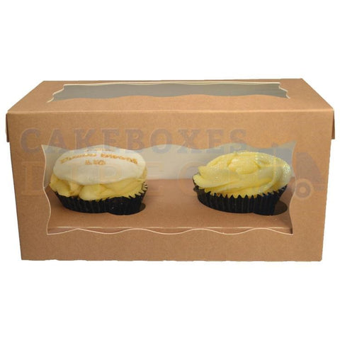 Kraft Cupcake box Holds 2