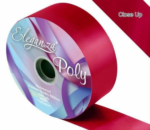 2IN POLY RIBBON RADIANT CLARET (31)