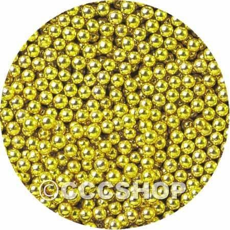 Gold Dragees Small 4mm 40g