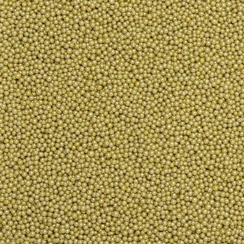 Gold 2mm Sugared Balls - 1kg