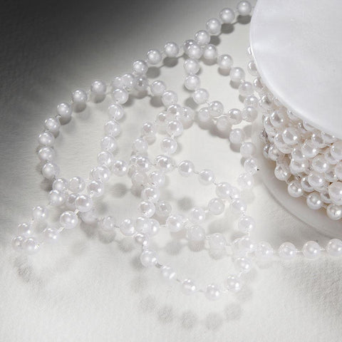 5mm Pearls on Reel White - Metre