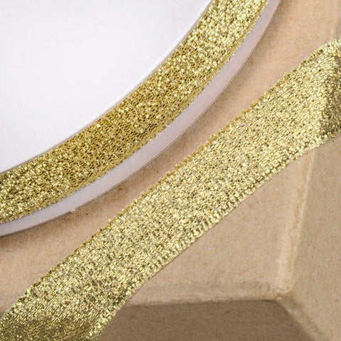 Gold Lurex Ribbon - 12mm x 25m