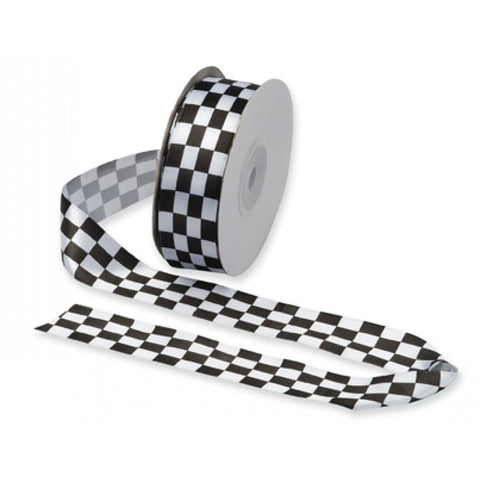 Chequered Flag Ribbon - 25m x 20m