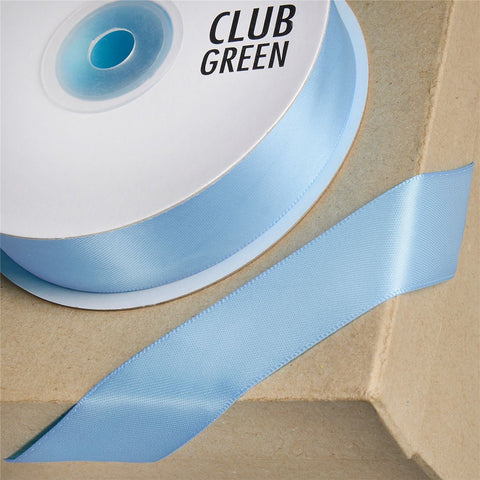 23mm Baby Blue Double Sided Satin Ribbon - Metre - Limited Stock