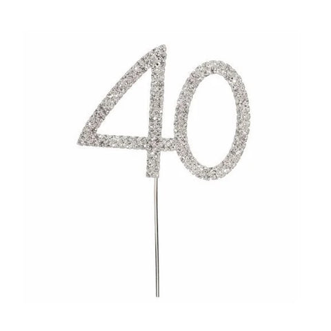 Number 40 Diamante Pick