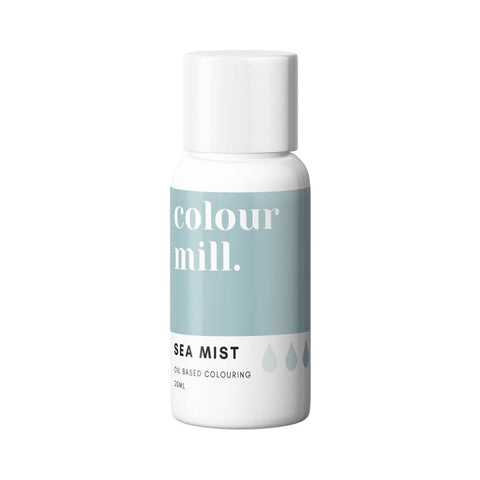 Colour Mill Sea Mist Oil-Based Food Colouring 20ml – Highly Concentrated, Vibrant Colors for Buttercream, Chocolate, Fondant & Baking | Professional-Grade Edible Dye Water-Free, Fade-Resistant, Vegan-Friendly