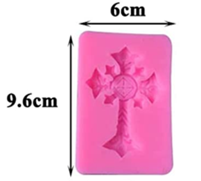 Intricate Cross Rectangle Mold