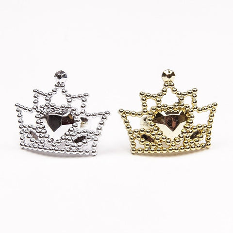 Crown Cake Decorations - Pack of 12 - Limited Stock