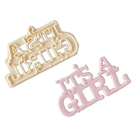 Curved words - It's a Girl Cutter