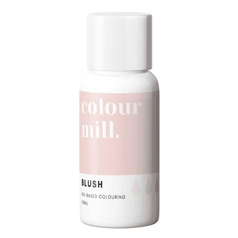 Colour Mill Blush Oil-Based Food Colouring 20ml – Highly Concentrated, Vibrant Colors for Buttercream, Chocolate, Fondant & Baking | Professional-Grade Edible Dye Water-Free, Fade-Resistant, Vegan-Friendly