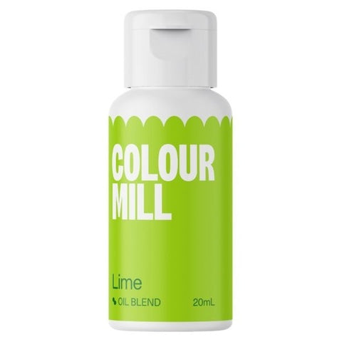 Colour Mill Lime Oil-Based Food Colouring 20ml – Highly Concentrated, Vibrant Colors for Buttercream, Chocolate, Fondant & Baking | Professional-Grade Edible Dye Water-Free, Fade-Resistant, Vegan-Friendly