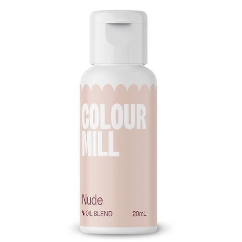 Colour Mill Nude Oil-Based Food Colouring 20ml – Highly Concentrated, Vibrant Colors for Buttercream, Chocolate, Fondant & Baking | Professional-Grade Edible Dye Water-Free, Fade-Resistant, Vegan-Friendly