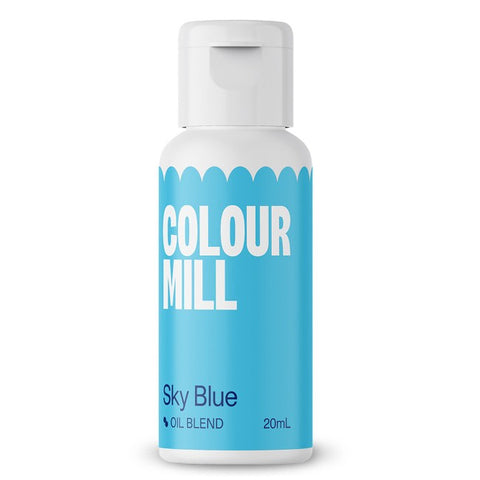 Colour Mill Blue Oil-Based Food Colouring 20ml – Highly Concentrated, Vibrant Colors for Buttercream, Chocolate, Fondant & Baking | Professional-Grade Edible Dye Water-Free, Fade-Resistant, Vegan-Friendly