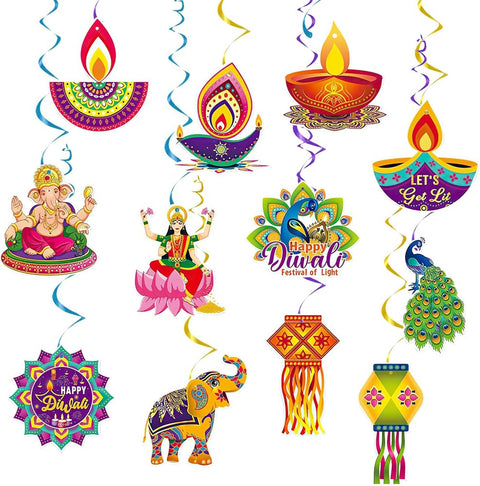 Diwali Hanging Swirl Decoration