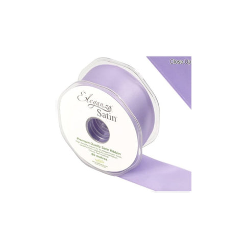 35mm x 20m Double Faced Poly Satin Ribbon Roll - Orchid