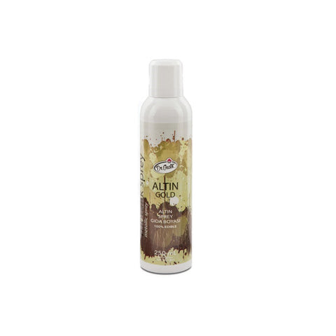 Dr.Gusto Edible Metallic Spray 250ml- Gold