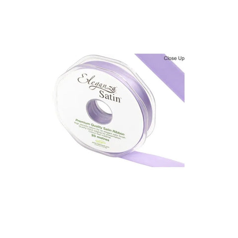 Eleganza Double Faced Satin Ribbon 15mm x 20m - LAVENDER